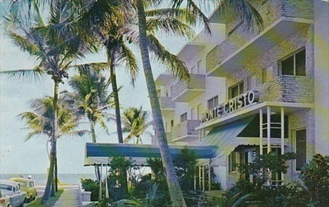 Florida Palm Beach The MOnte Cristo Hotel 1957