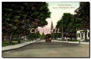 Postcard Old Concord Street South Framingham Mass