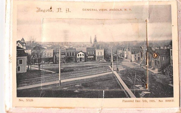 General View Angola, New York