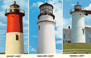 Old Lighthouses Cape Cod, Massachusetts USA Unused