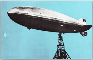 Airship LZ-129 Hindenberg 72 Passenger Destroyed by Fire in New Jersey Postcard