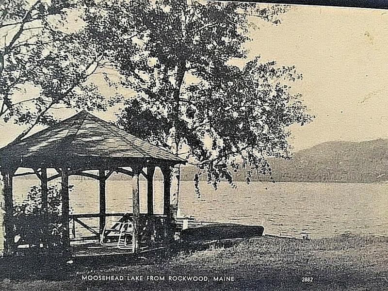 Postcard  Moosehead Lake from Rockwood, ME       W2