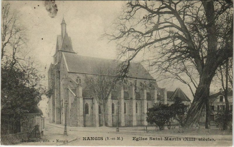 CPA Nangis Eglise Saint-Martin FRANCE (1101078)