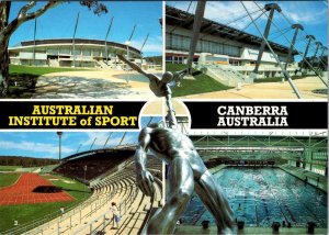 Canberra, Australia  INSTITUTE OF SPORTS Stadium~Track~Indoor Pool 4X6 Postcard