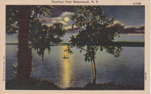 New York Greetings From Mamaroneck Curteich