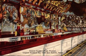 Texas San Antonio Famous Buckhorn Curio Museum Original Buckhorn Bar View Cur...