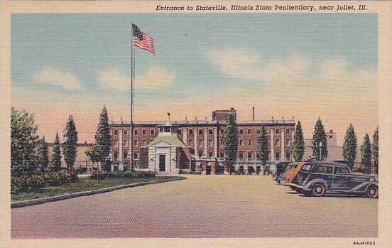 Illinois Joliet Entrance To Stateville Illinois State Penitentiary