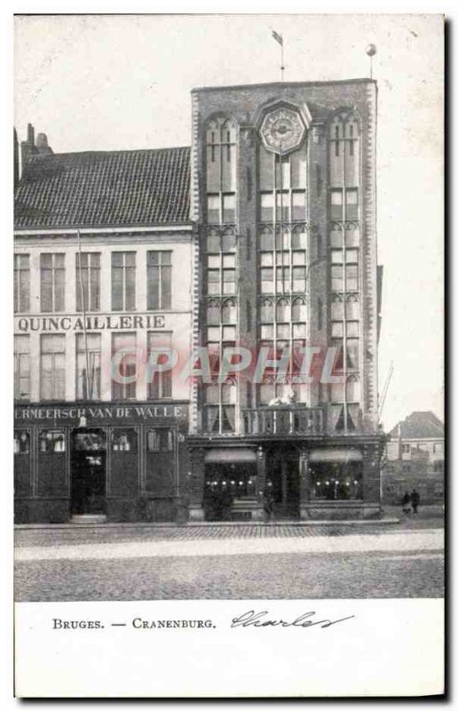 Postcard Old Bruges Cranenburg Hardware