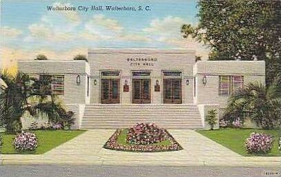 South Carolina Walterboro Walterboro City Hall Curteich