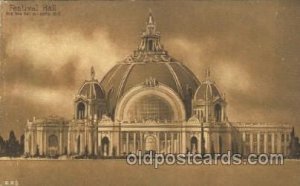 Festival Hall 1915 Panama Worlds Fair, San Francisco, CA USA Unused crease al...