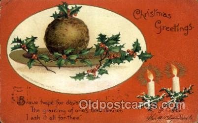 Artist Ellen Clapsaddle, Christmas 1907 crease left top corner, light corner ...