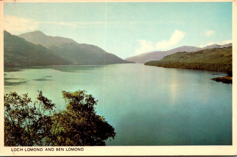 Scotland Loch Lomond and Ben Lomond