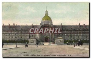 Postcard Old Paris Hotel des Invalides main entrance