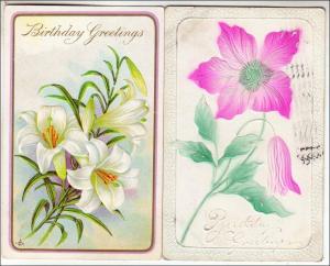 3 - Birthday Cards with Flowers