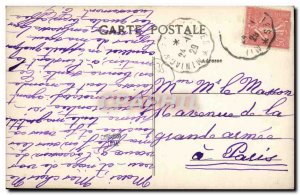 Old Postcard View Becherel Taking Vallees