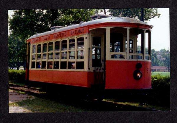 IN Elec Trolley Train Car FRENCH LICK INDIANA Postcard