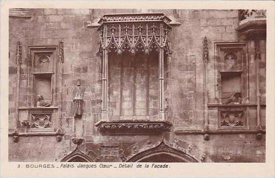 France Bourges Palais Jacques-Coeur Detail de la Facade