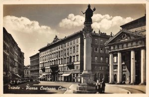 Lot 36  italy trieste piazza constanza ciano real photo