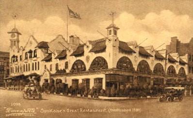 Spokane's Great Restaurant Spokane, WA, USA Postcard Post Cards Old Vintage A...