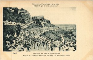 PC TANANARIVE GENERAL GALLIENI 1898 EXPO 1900 PARIS MADAGASCAR (a30221)