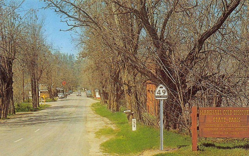 Coloma, CA Marshall State Park Gold Rush Highway 49 ca 1960s Vintage Postcard