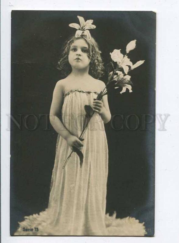 257746 NUDE Lovely GIRL FAIRY Vintage PHOTO RPH #73-2113 PC