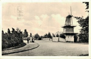 Netherlands Wandelbos Groenendaal Heemstede Windmill RPPC 06.88