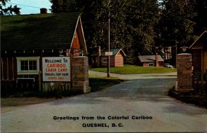 Canada British Columbia Greetings From Colorful Cariboo Welcome To Cariboo Ca...