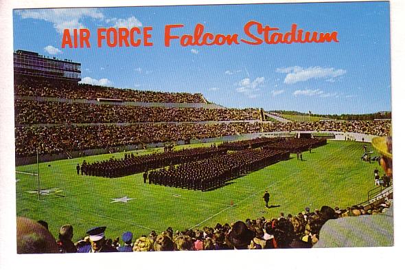 Cadet Wing, Playing Field, Falcon Stadium, US Air Force Academy, Colorado, Ro...