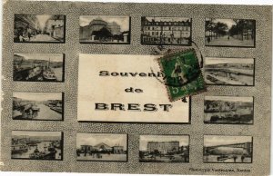 CPA Souvenir de BREST (194214) 