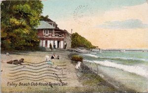Balmy Beach Club House Toronto Ontario ON c1905 Wurster Postcard H47