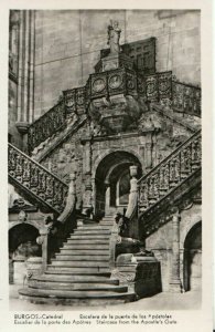 Spain Postcard - Burgos - Catedral - Staircase from The Apostle's Gate - TZ9498