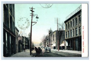 1900-10 Main Street Moncton N.B. Vintage Postcard F28E