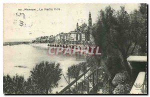 CARTE Postale Old Menton Old Town