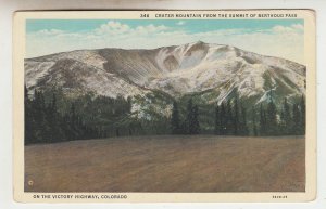 P2292  old postcard crater mountain the summit berthoud pass colorado unused