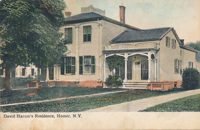 Homer NY, New York - David Harum's Residence - pm 1910 - DB