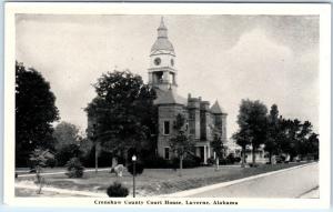 LUVERNE, Alabama  AL    CRENSHAW COUNTY COURT HOUSE   Postcard