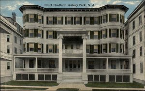 Asbury Park New Jersey NJ Hotel Thedford c1910 Vintage Postcard