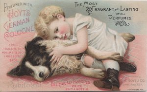 E.W. Hoyt & Co, Lowell, Ma Hoyt's German Cologne Advertising Card (49388)