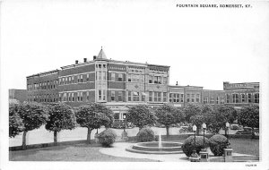 J67/ Somerset Kentucky Postcard c1940s Fountain Swquare Stores 180