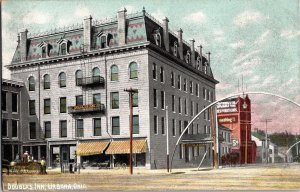 View of Douglas Inn, Urbana OH Vintage Postcard P72