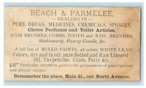 1880's Lot of 3 Beach & Parmelee C. K. Lincoln Druggist Trade Card P126