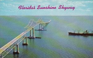 Florida's Sunshine Skyway Bridge Across Lower Tampa Bay