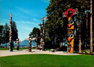 Canada Vancouver Stanley Park Totem Poles