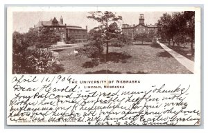 University of Nebraska Lincoln NE 1905 UDB Postcard V16