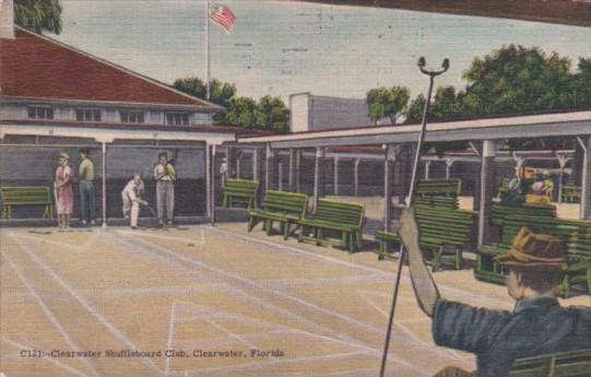 Shuffleboard Courts Clearwater Shuffleboard Club Clearwater Florida 1951