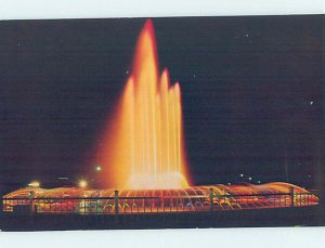 Chrome FOUNTAIN SCENE Sault Ste. Marie Michigan MI AH4158