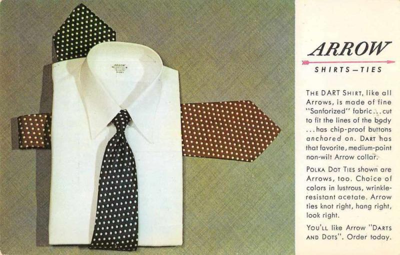 Summit New Jersey McElgunns Men's Shirts Ties Advertising Postcard JB627045