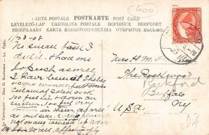 L038 Egypt 1908 Cheops Pyramid comic vintage postcard