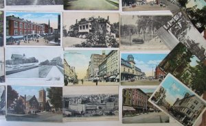 CONNECTICUT lot of 49 CT ANTIQUE POSTCARDS